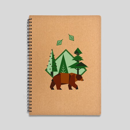 Brown bear notebook